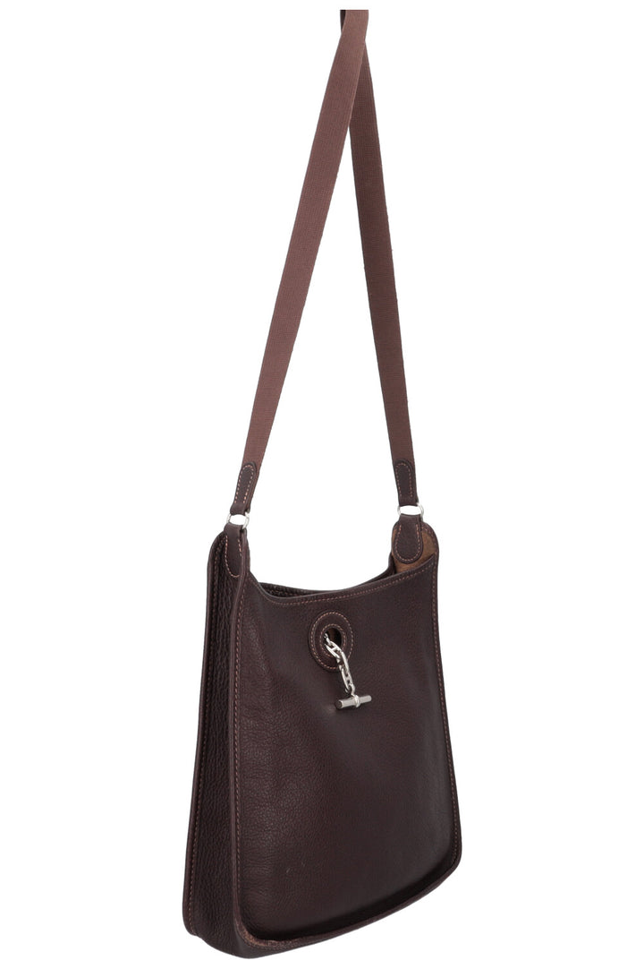 HERMÈS Vespa PM Crossbody Bag Brown