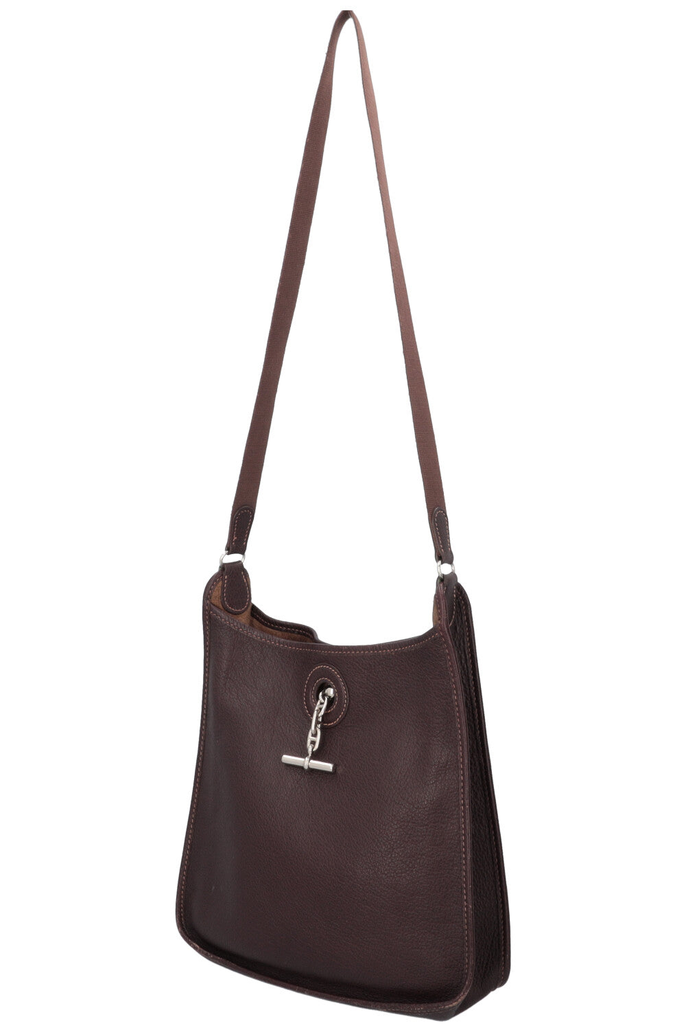 HERMÈS Vespa PM Crossbody Bag Brown