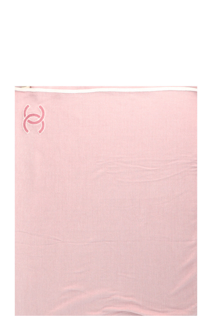 CHANEL CC Scarf Silk Rosa