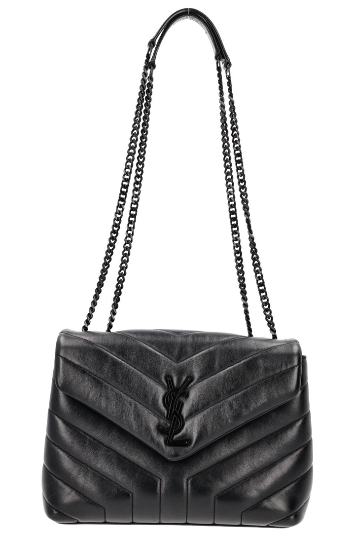 SAINT LAURENT LouLou Crossbody Bag Full Black