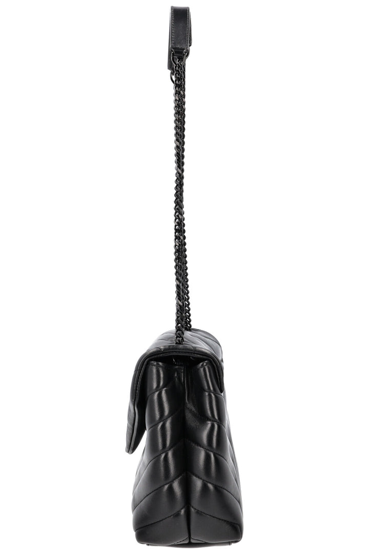 SAINT LAURENT LouLou Crossbody Bag Full Black