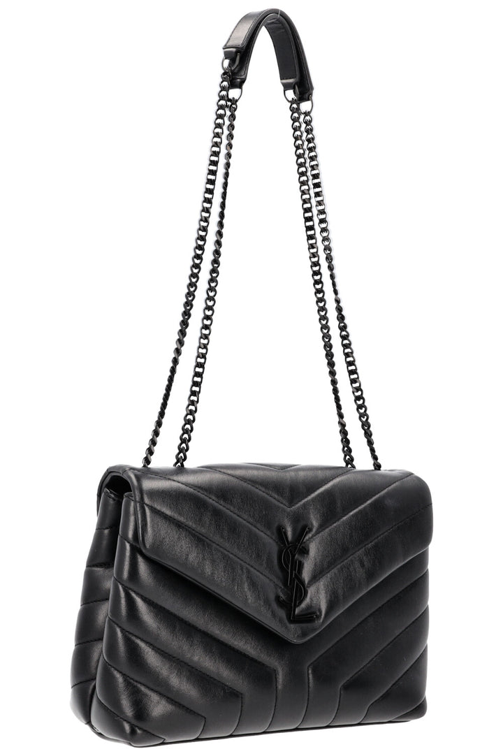 SAINT LAURENT LouLou Crossbody Bag Full Black