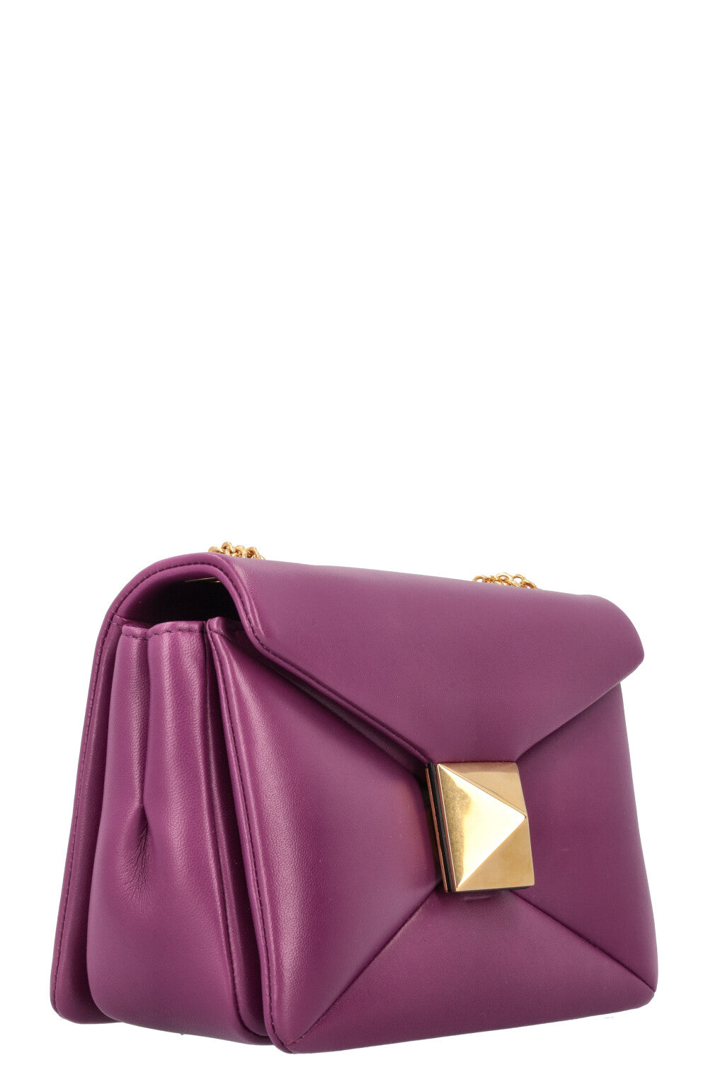 VALENTINO One Stud Bag Leather Purple