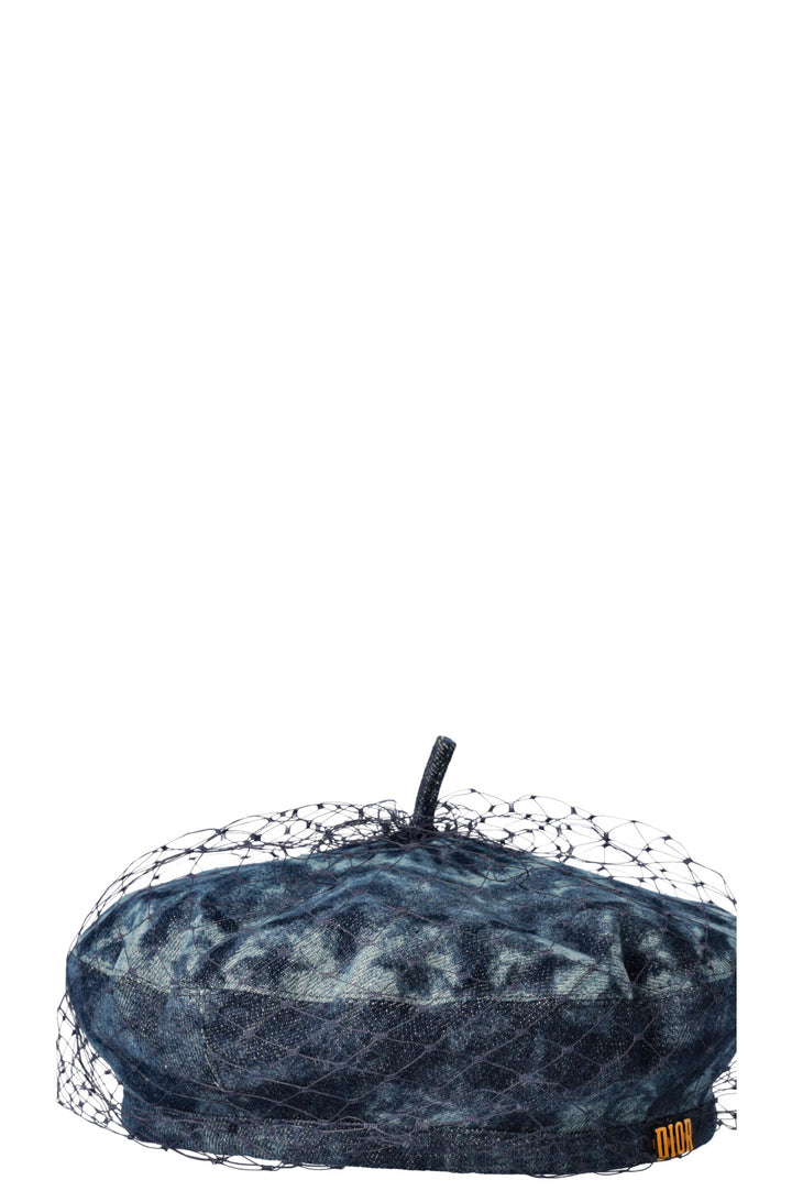 CHRISTIAN DIOR Arty Beret Blue