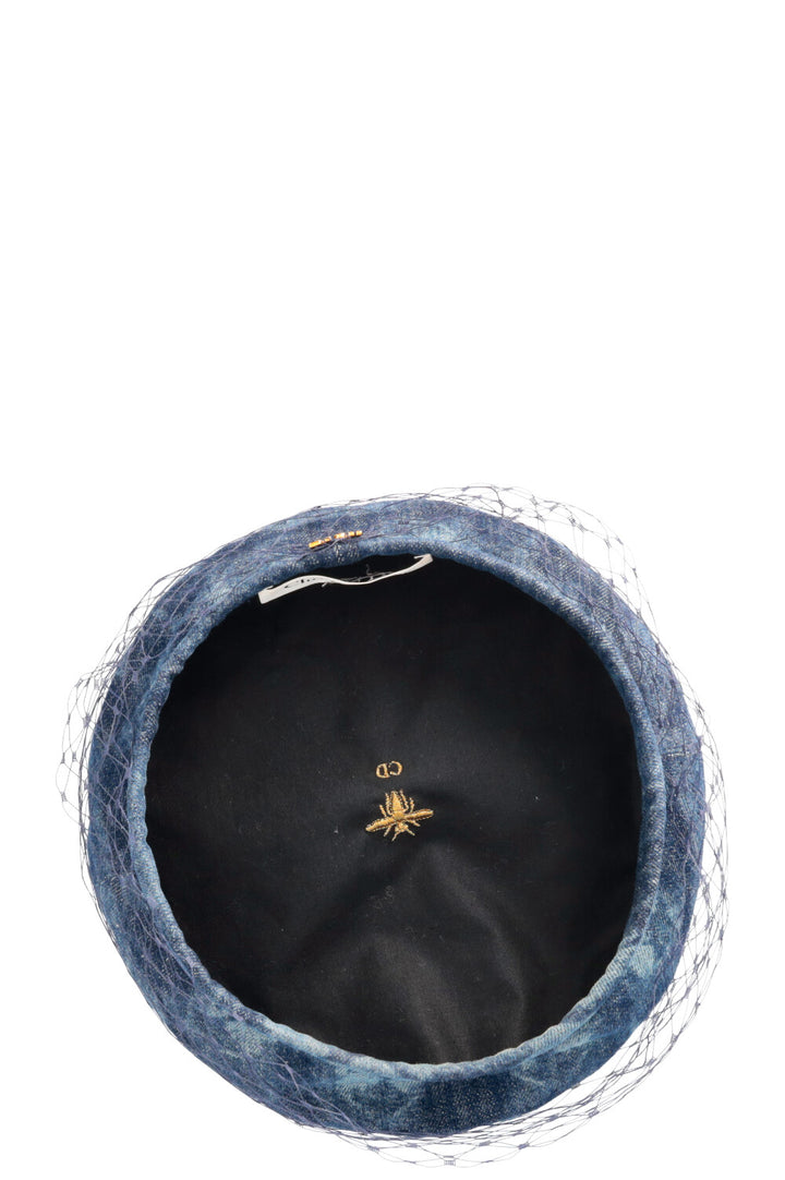 CHRISTIAN DIOR Arty Beret Blue