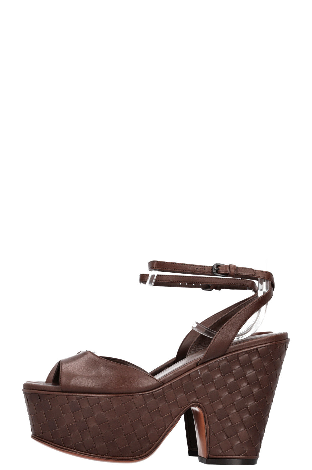 BOTTEGA VENETA Escarpins Intrecciato Cuir Marron