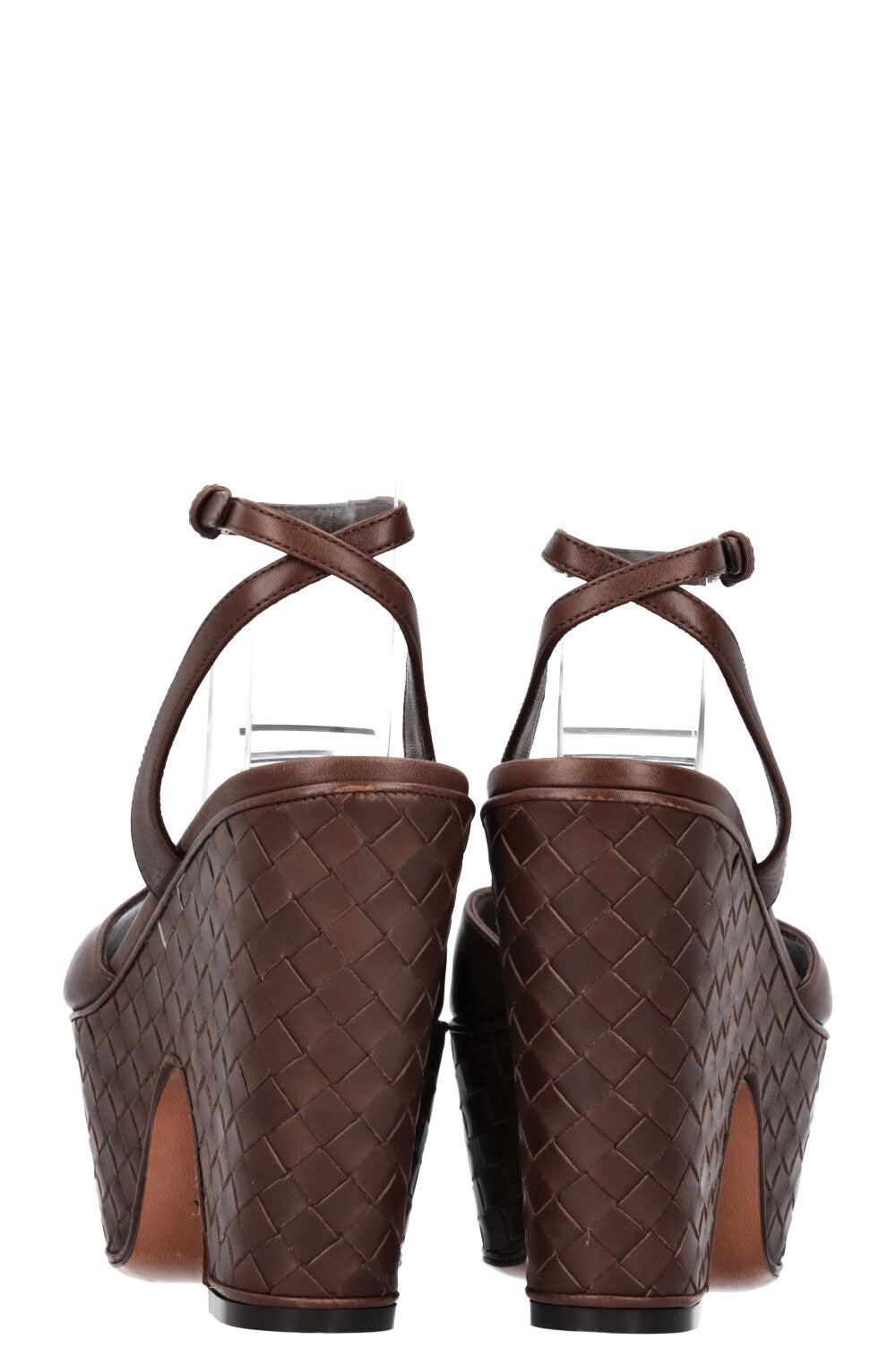 BOTTEGA VENETA Escarpins Intrecciato Cuir Marron