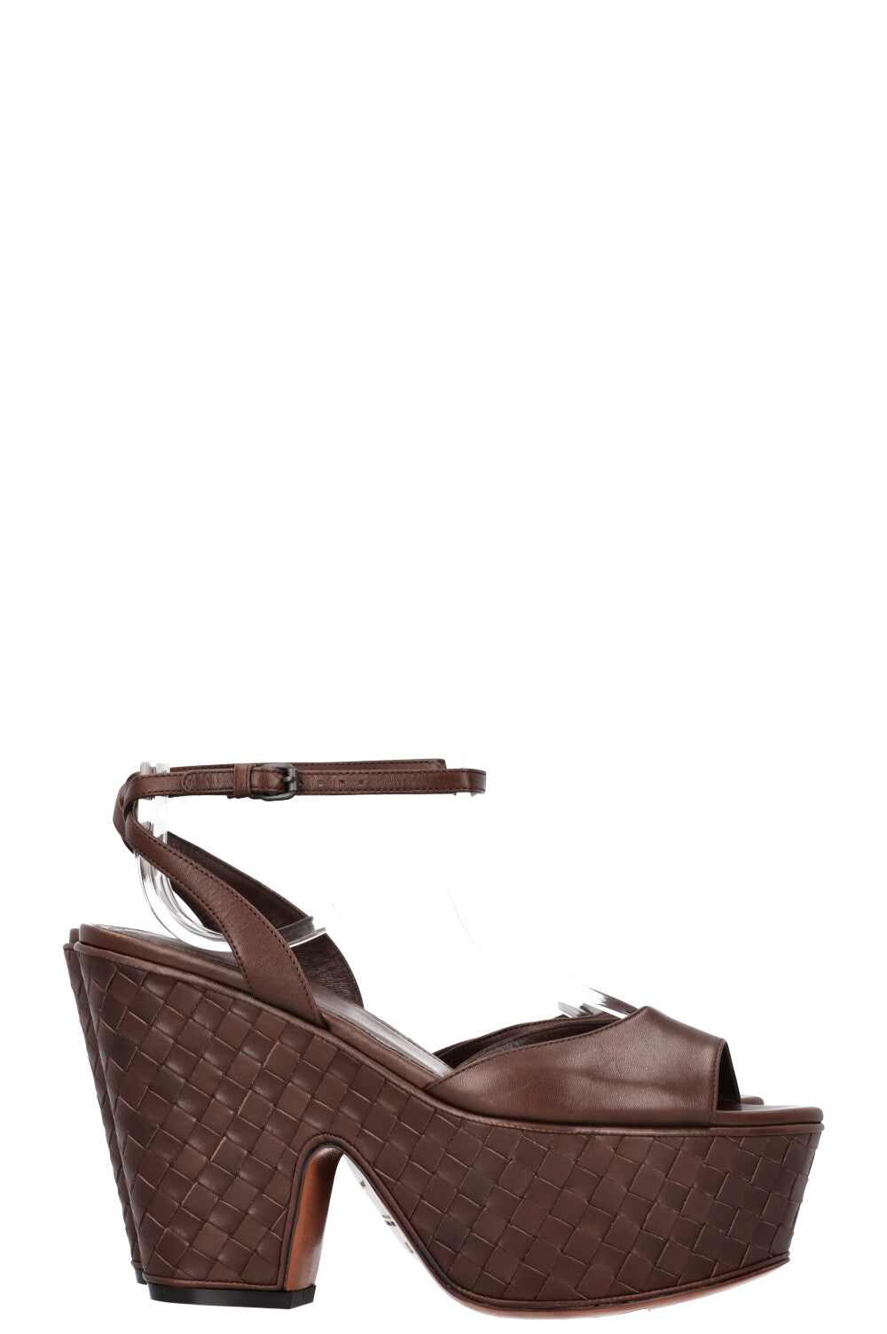 BOTTEGA VENETA Escarpins Intrecciato Cuir Marron