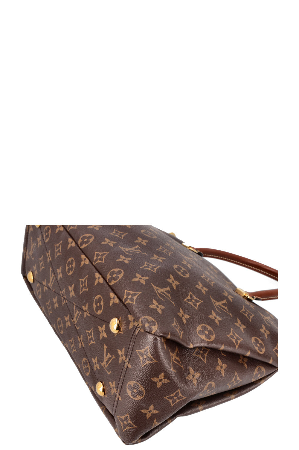 LOUIS VUITTON Pallas Tote Bag MNG Canvas