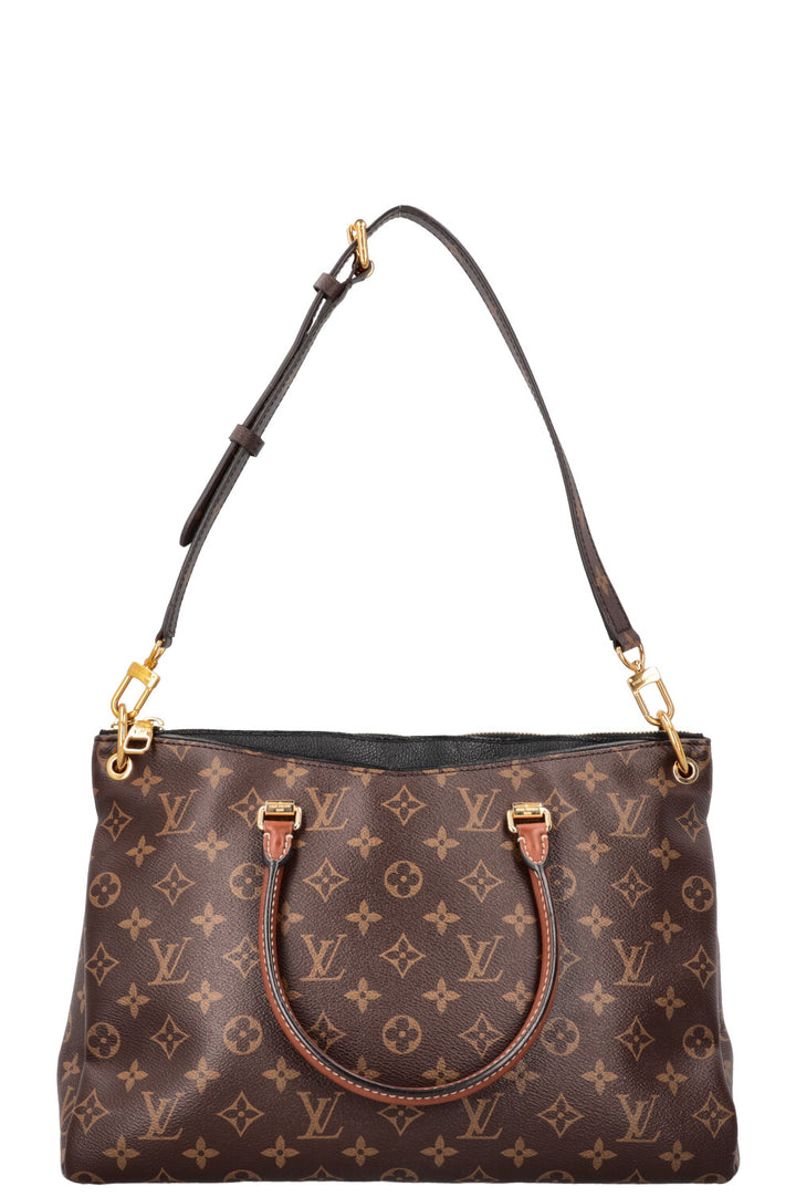 LOUIS VUITTON Pallas Tote Bag MNG Canvas