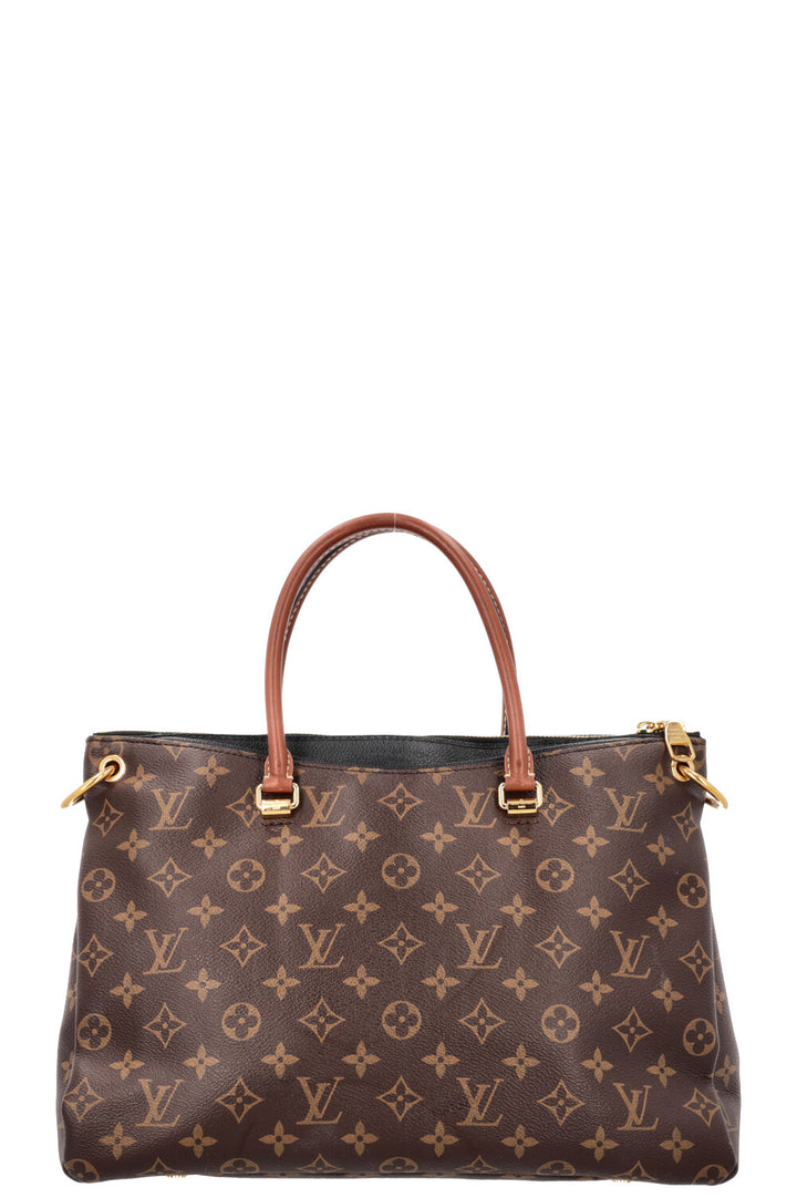 LOUIS VUITTON Pallas Tote Bag MNG Canvas