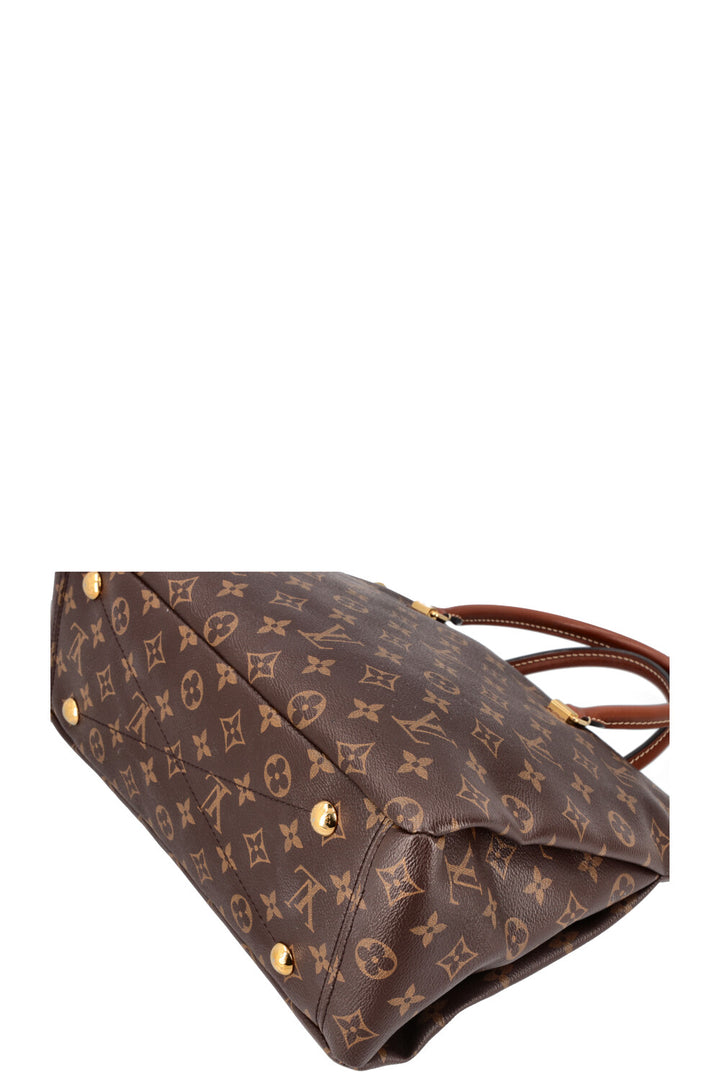 LOUIS VUITTON Pallas Tote Bag MNG Canvas