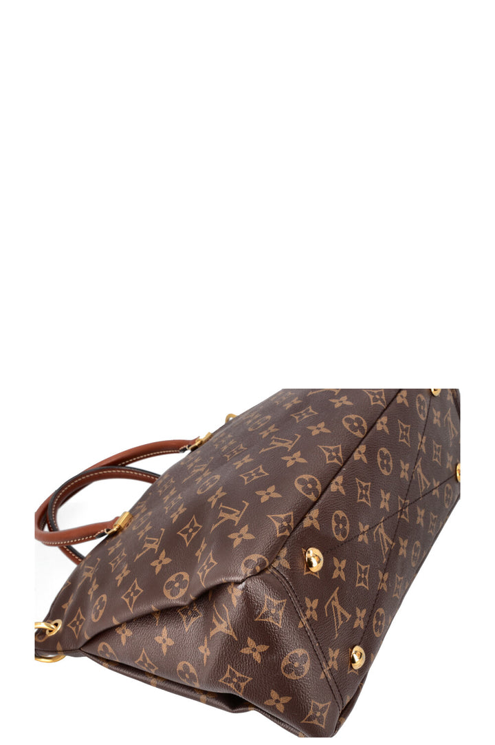 LOUIS VUITTON Pallas Tote Bag MNG Canvas