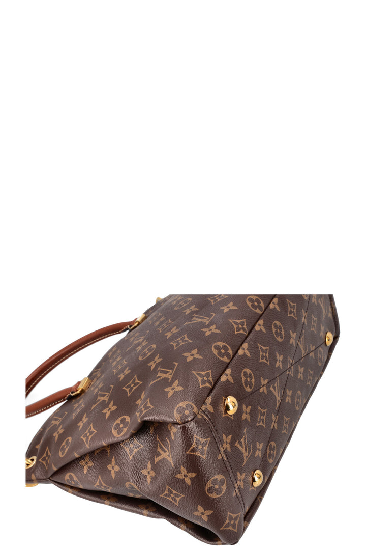 LOUIS VUITTON Pallas Tote Bag MNG Canvas