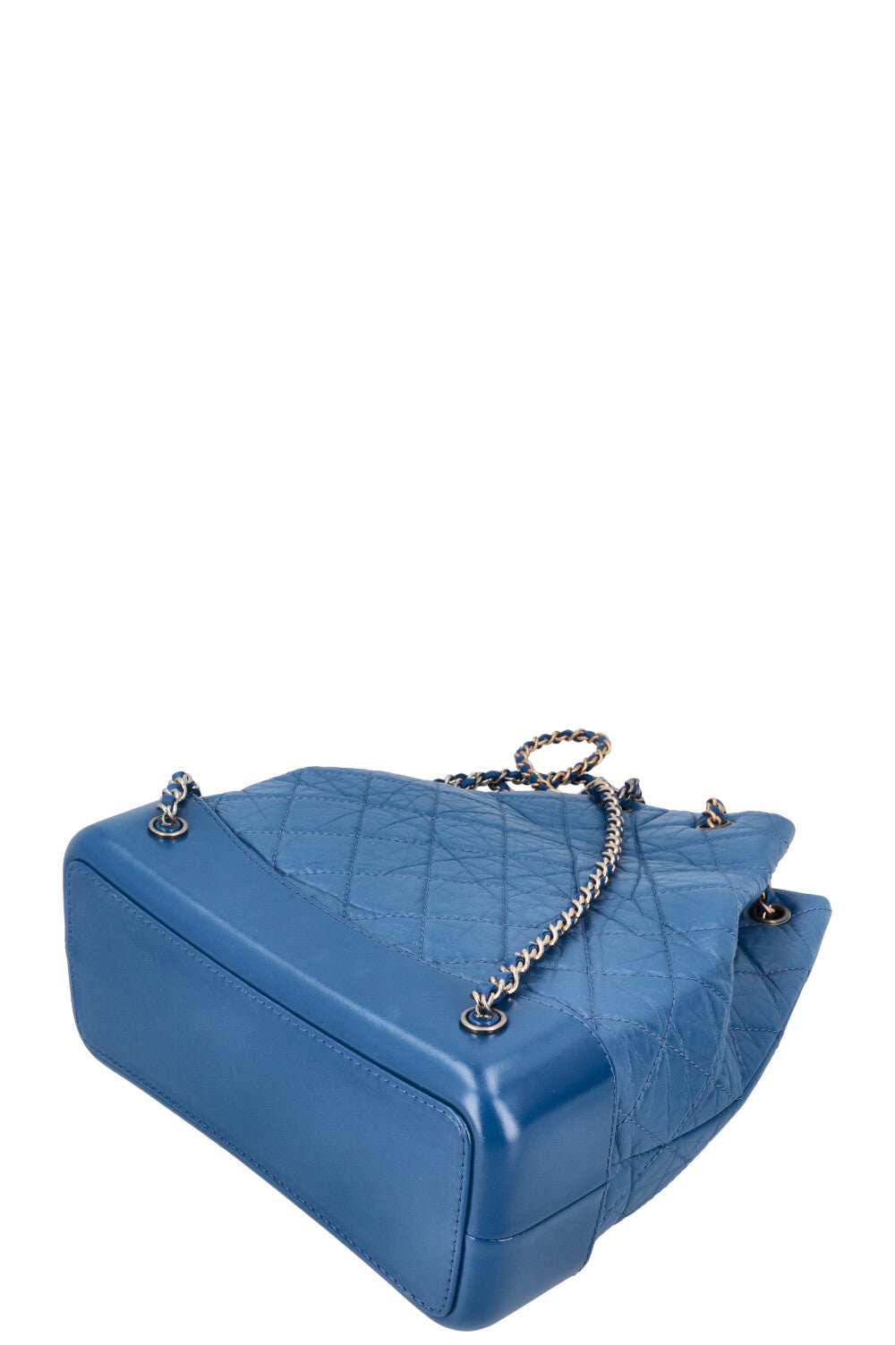 CHANEL Sac à dos matelassé Gabrielle moyen Bleu