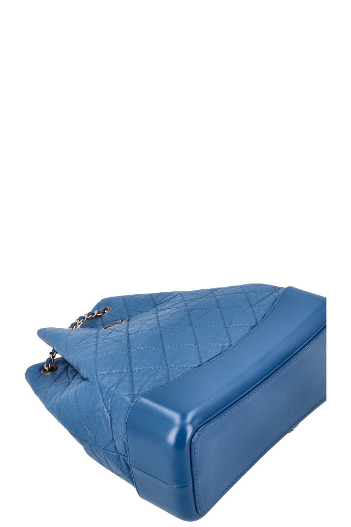 CHANEL Medium Gabrielle Quilted Backpack Blue