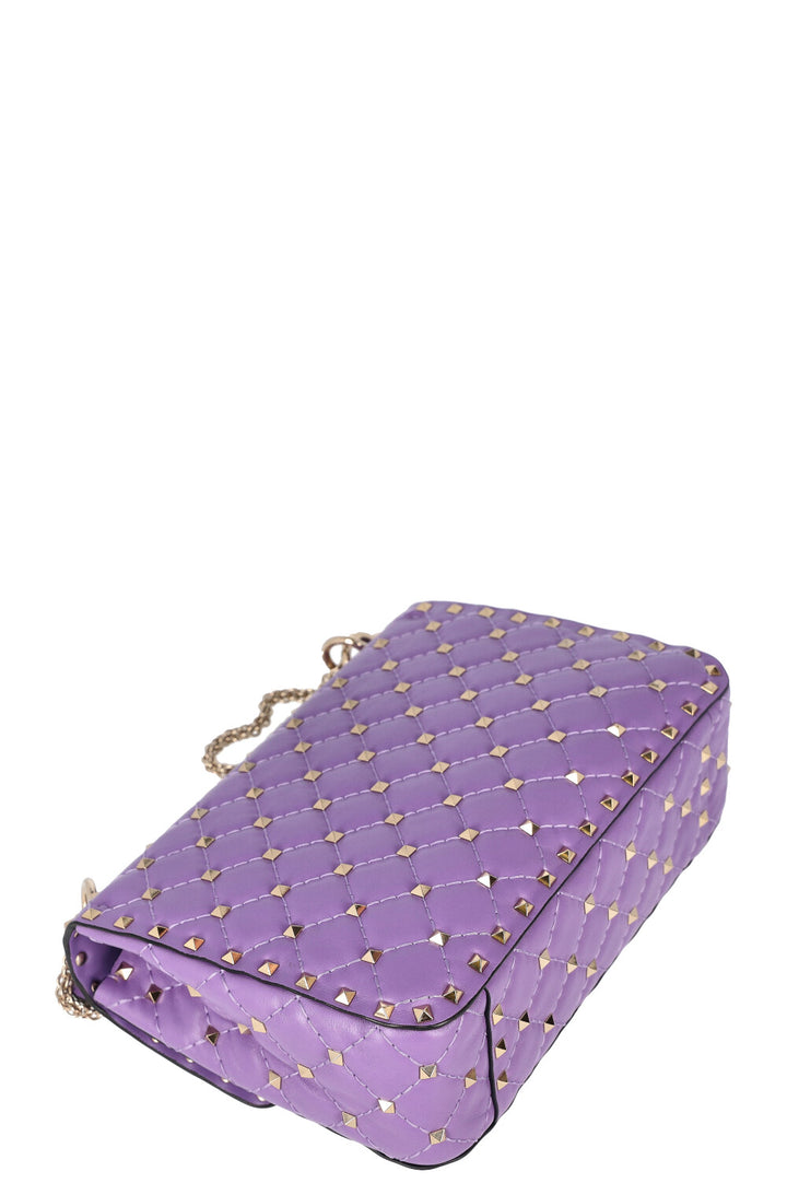 VALENTINO Sac Rockstud Spike moyen violet