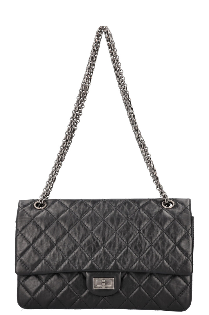 CHANEL 2.55 Reissue Medium Crossbody Bag Black