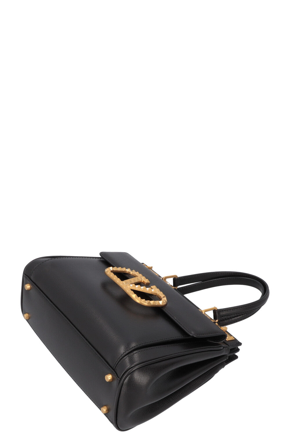 VALENTINO Sac Rockstud Alcove Cuir Noir Or