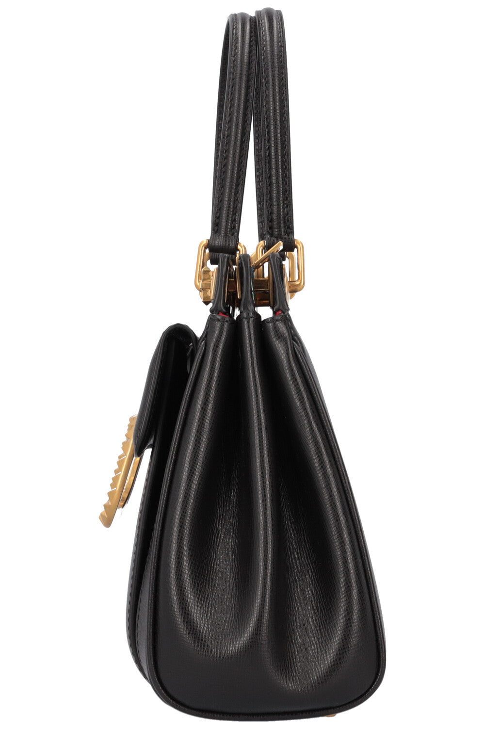 VALENTINO Sac Rockstud Alcove Cuir Noir Or