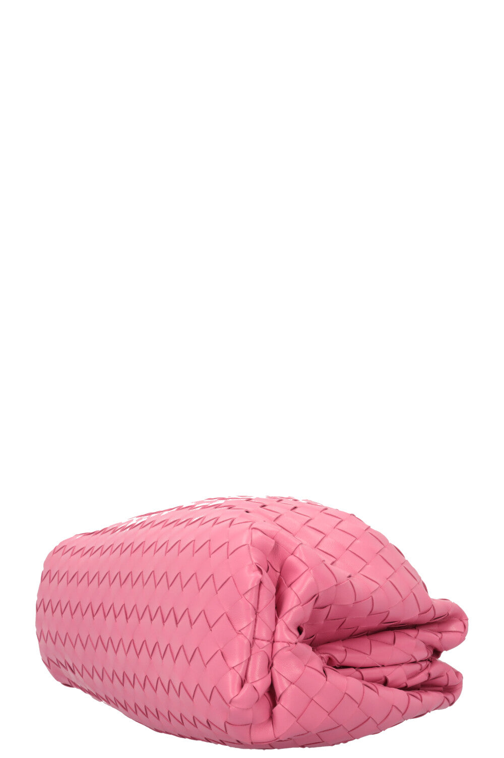 BOTTEGA VENETA The Pouch Intrecciato Pink