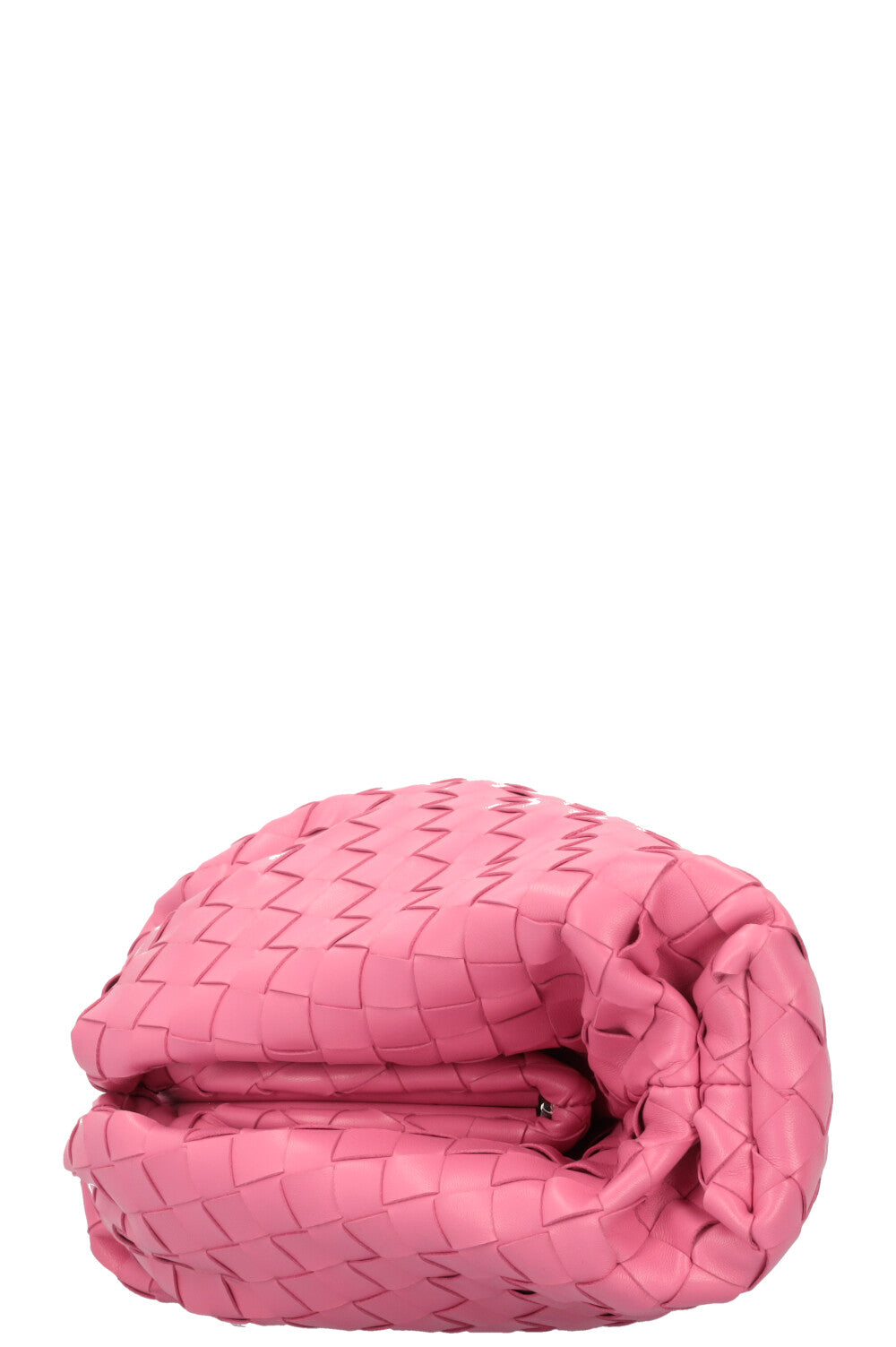 BOTTEGA VENETA The Pouch Intrecciato Pink