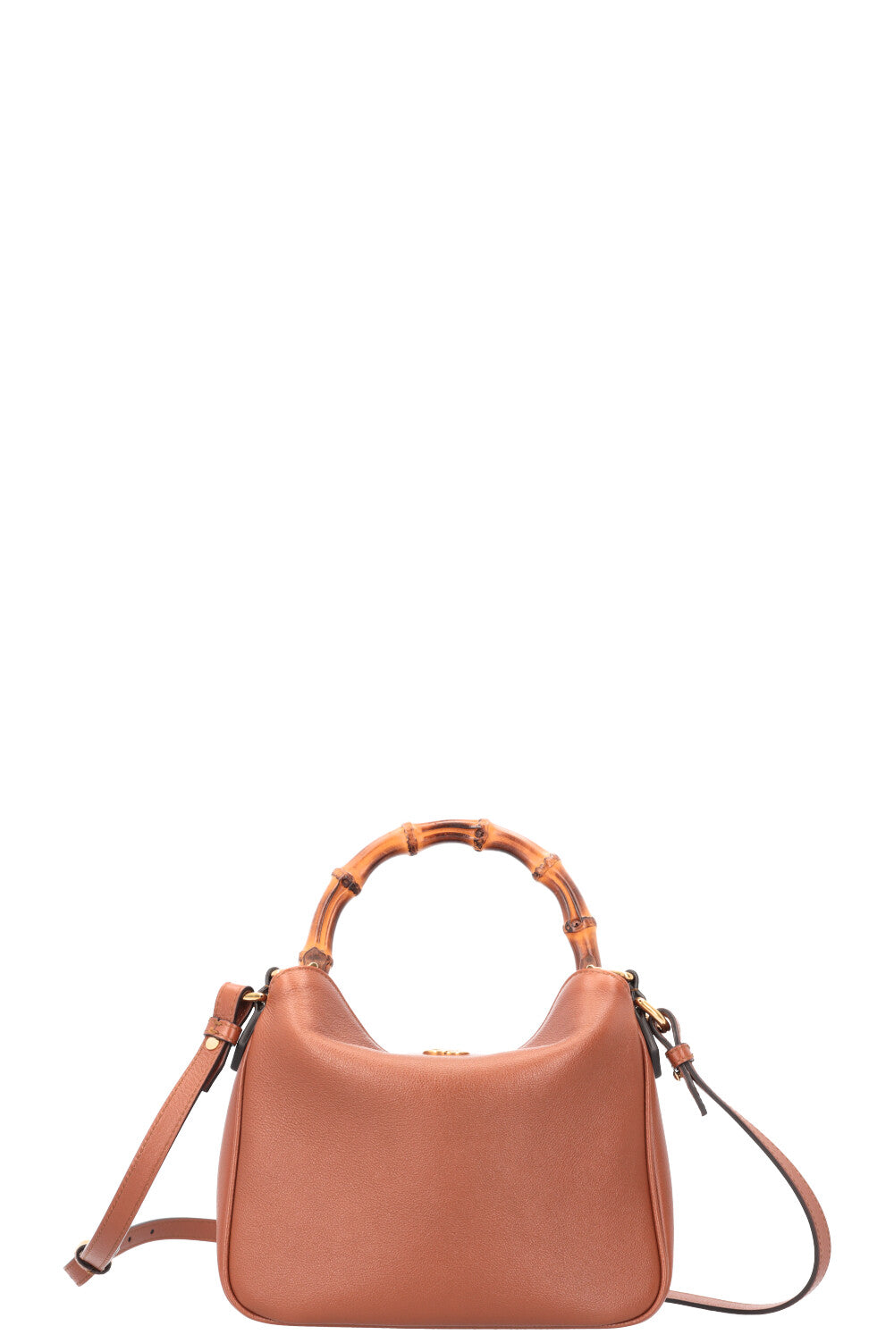 GUCCI Small Diana Bag Leather Brown