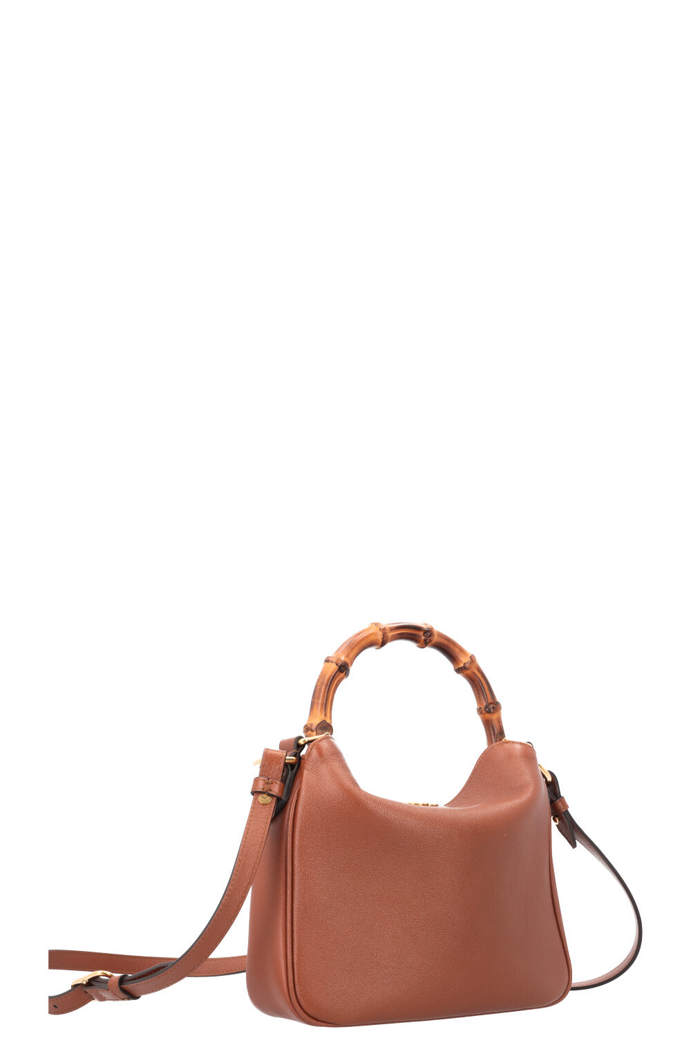 GUCCI Small Diana Bag Leather Brown