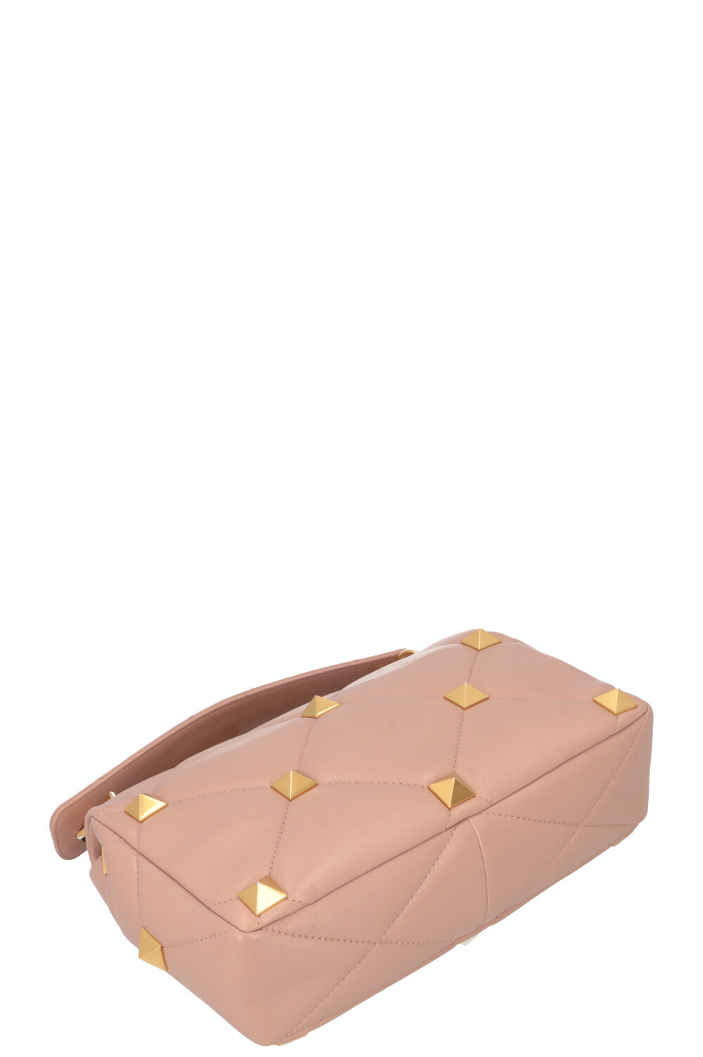 VALENTINO Roman Stud Top Handle Bag Nude