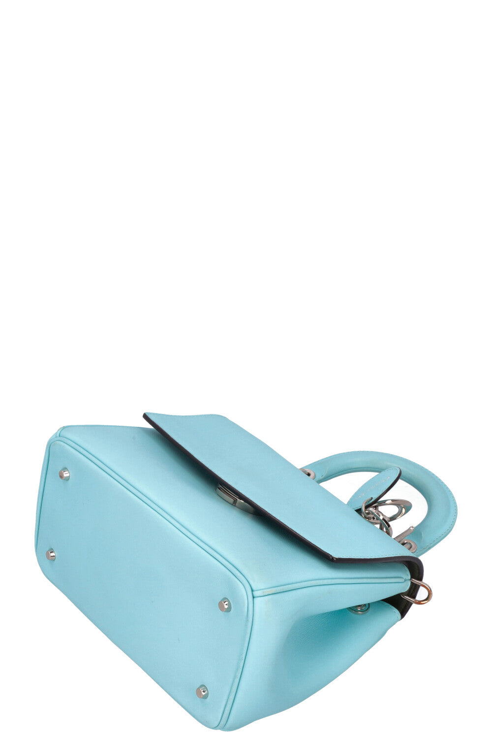 CHRISTIAN DIOR BeDior Mini Bag Leather Blue