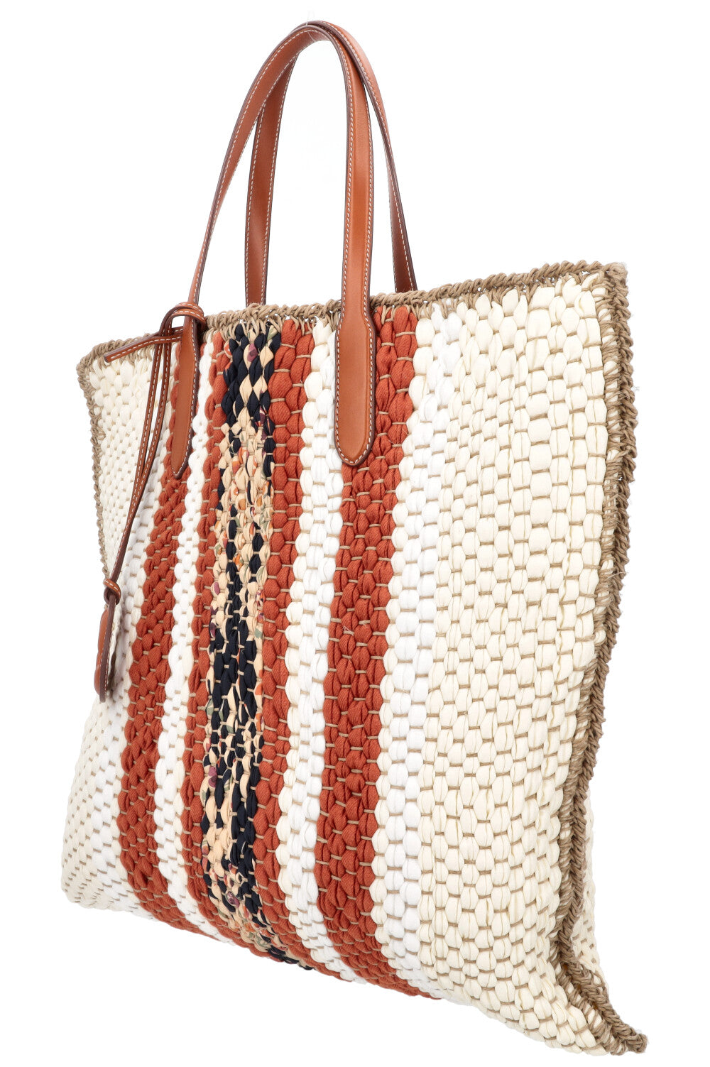 LORO PIANA Cabas Blossom Crochet Bag