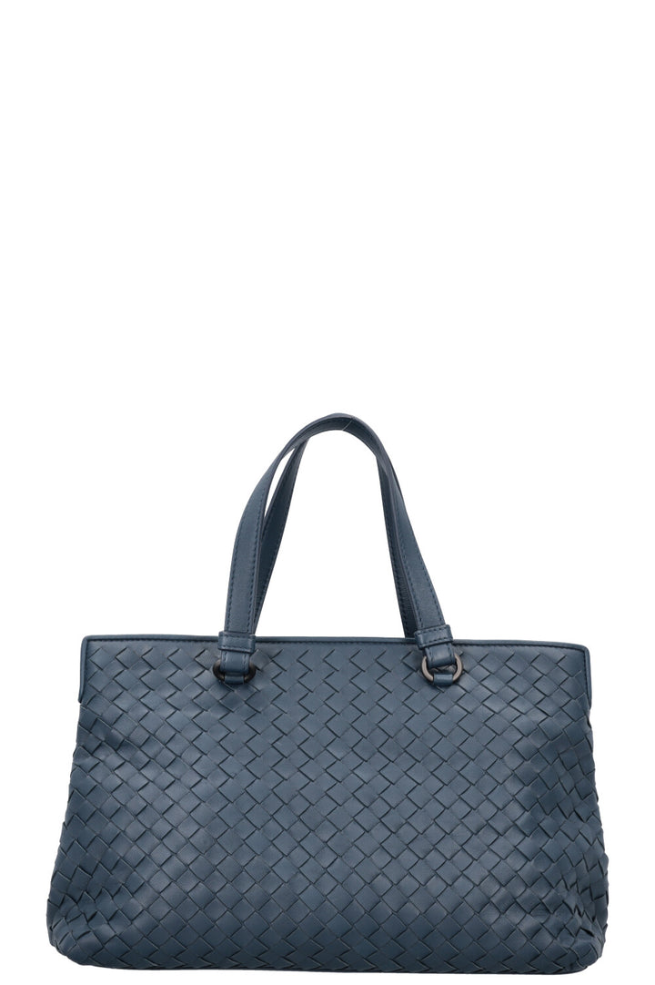 BOTTEGA VENETA 2Way Intrecciato Tote Bag Blue