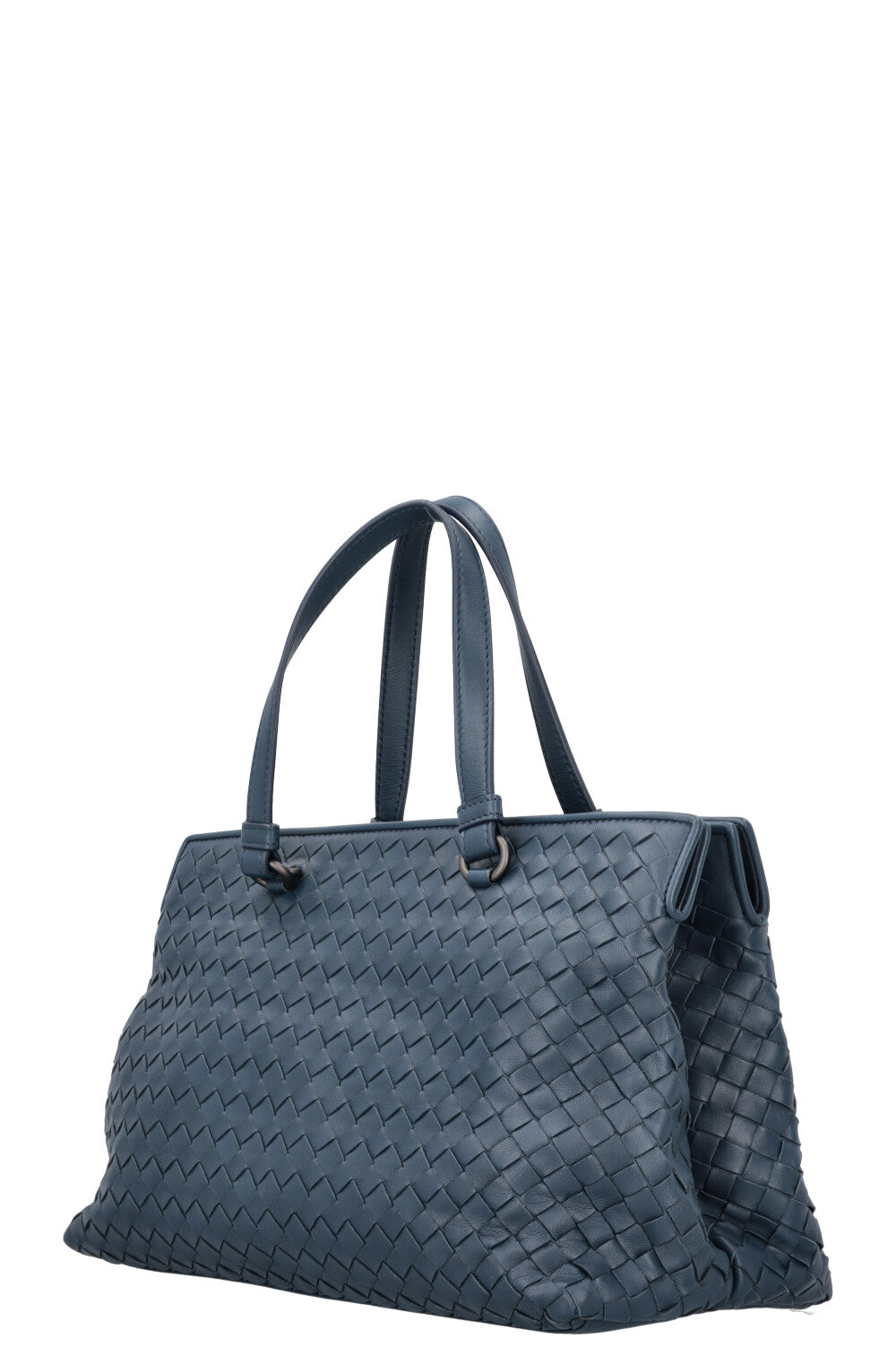 BOTTEGA VENETA Sac cabas 2Way Intrecciato Bleu