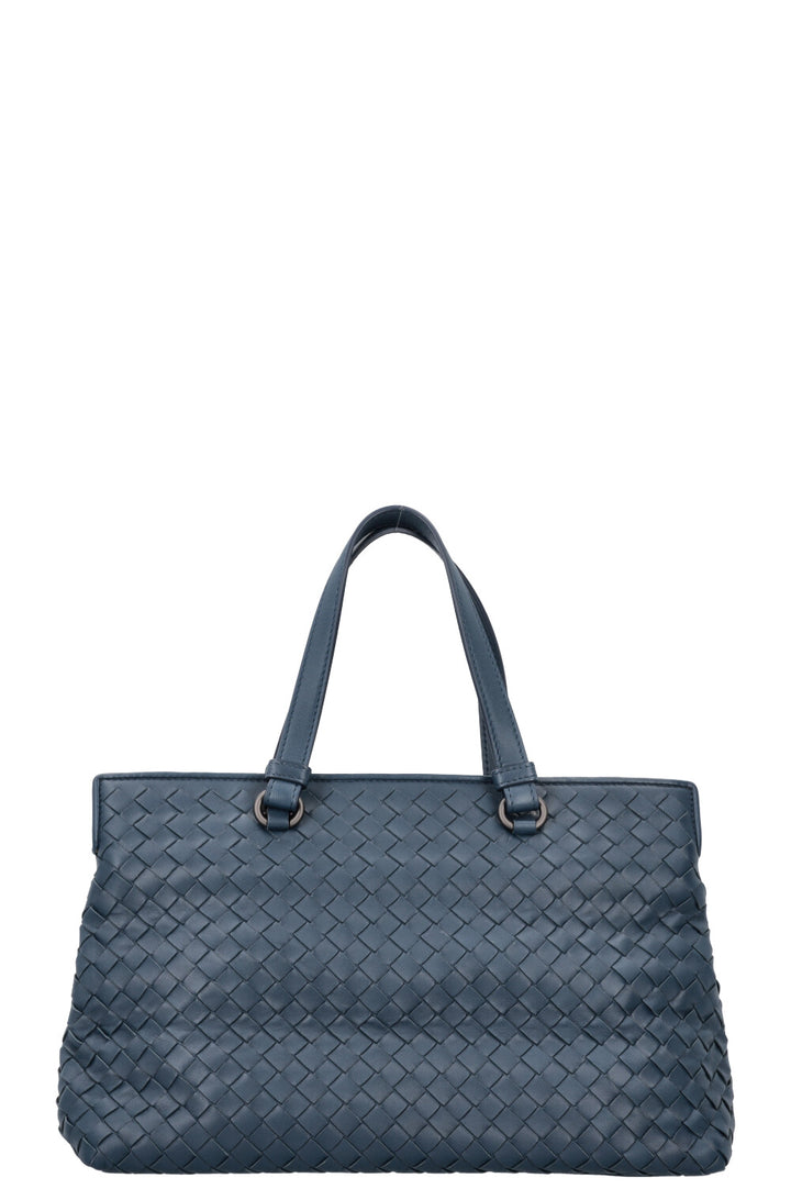 BOTTEGA VENETA 2Way Intrecciato Tote Bag Blue