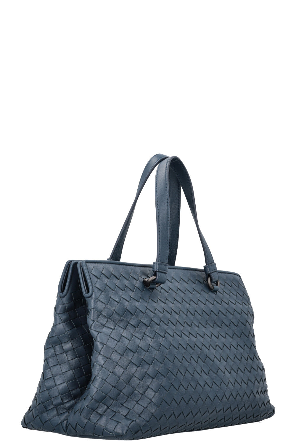 BOTTEGA VENETA Sac cabas 2Way Intrecciato Bleu