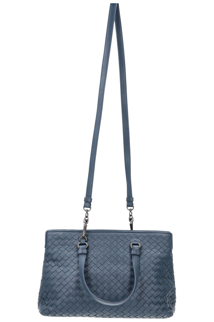 BOTTEGA VENETA Sac cabas 2Way Intrecciato Bleu