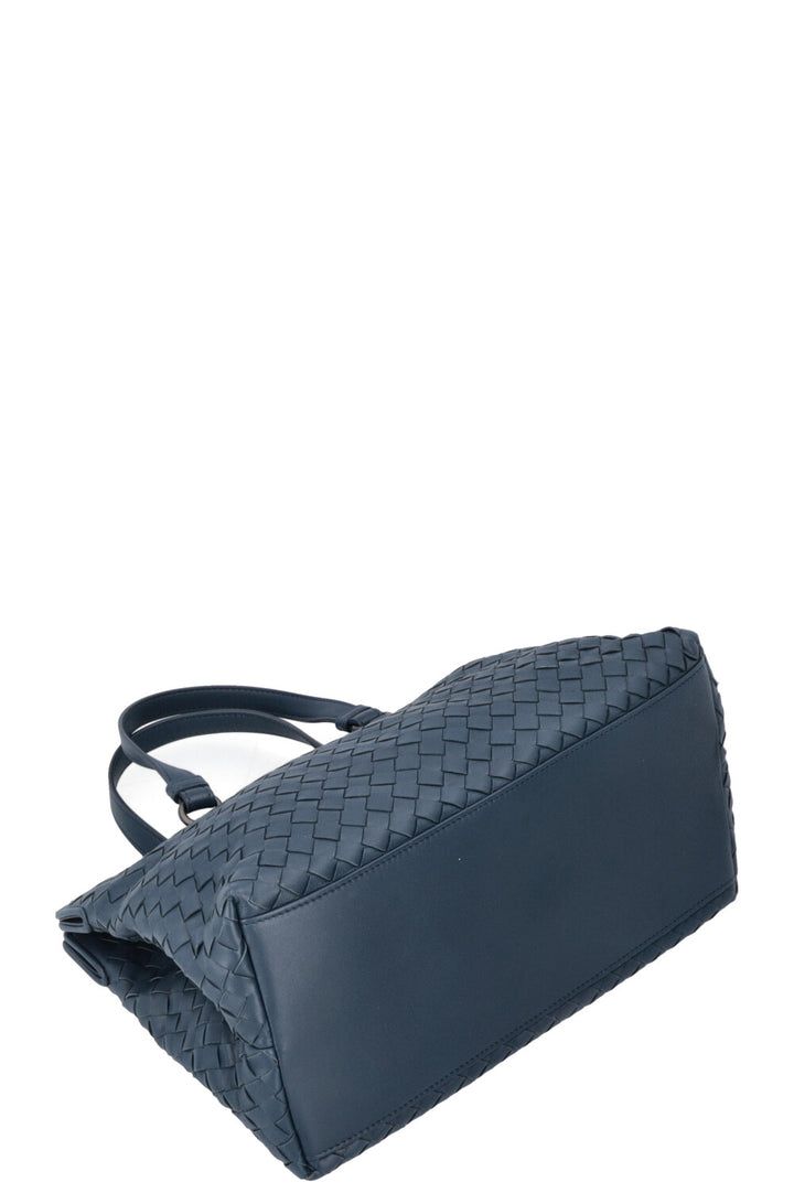 BOTTEGA VENETA 2Way Intrecciato Tote Bag Blue