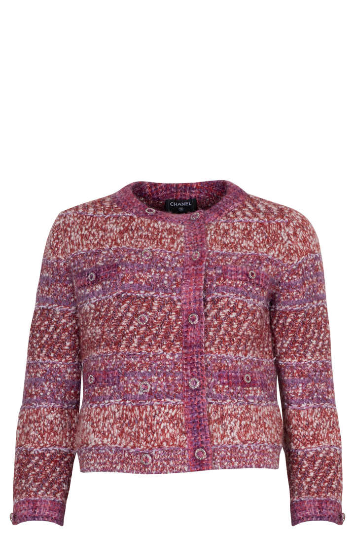 CHANEL 2022 Metier D'Art Boucle Jacket Pink