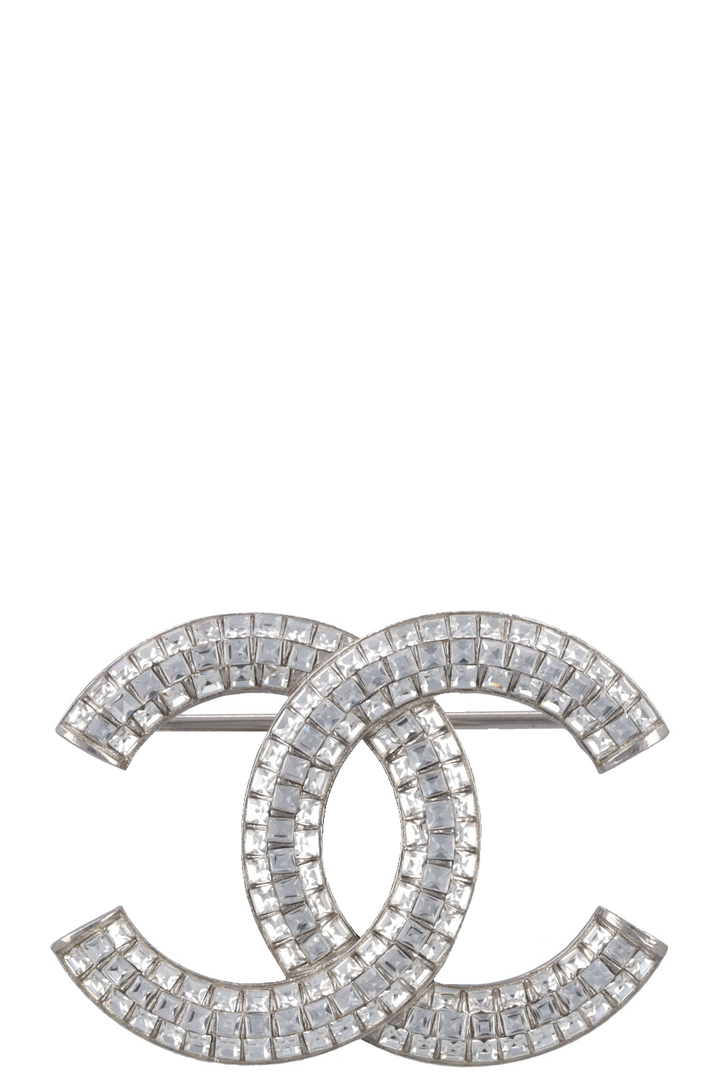 CHANEL 2017 CC Brooch Small Crystals