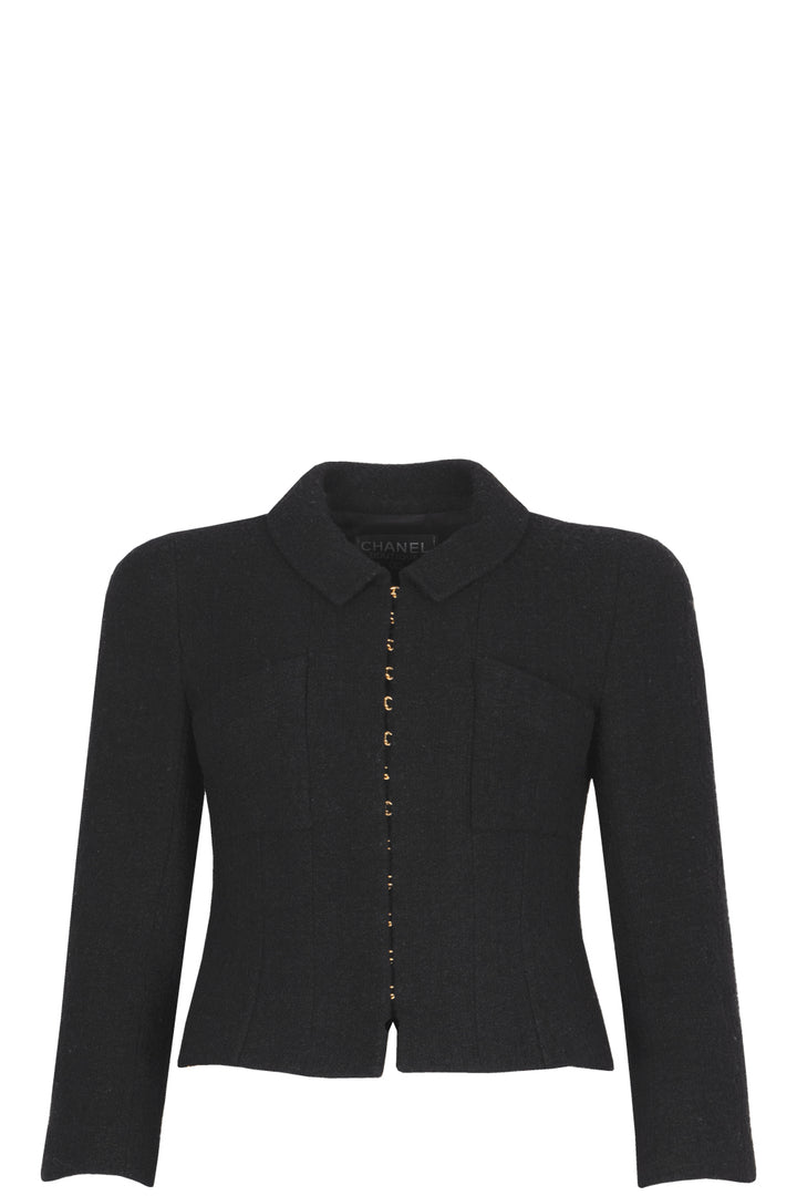 CHANEL Tweed Jacket Black