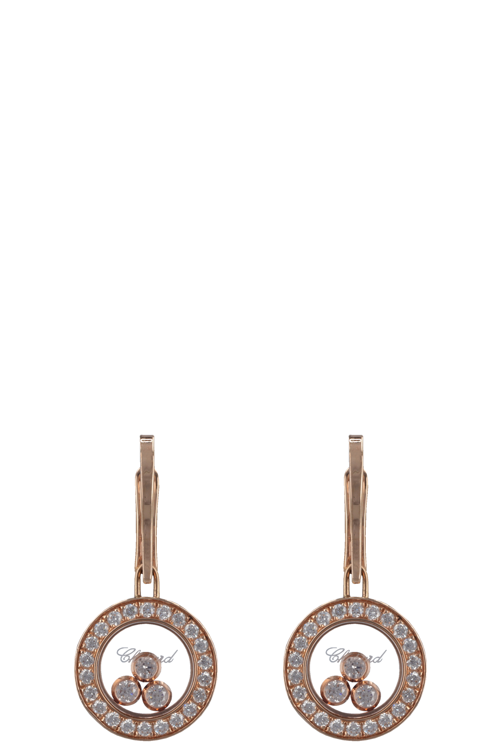 CHOPARD Happy Diamonds Icons Earrings Rosegold