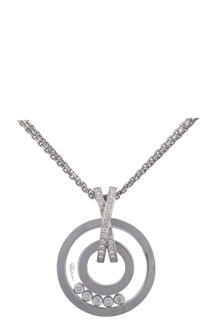 CHOPARD Happy Spirit Necklace 18k Whitegold Diamonds