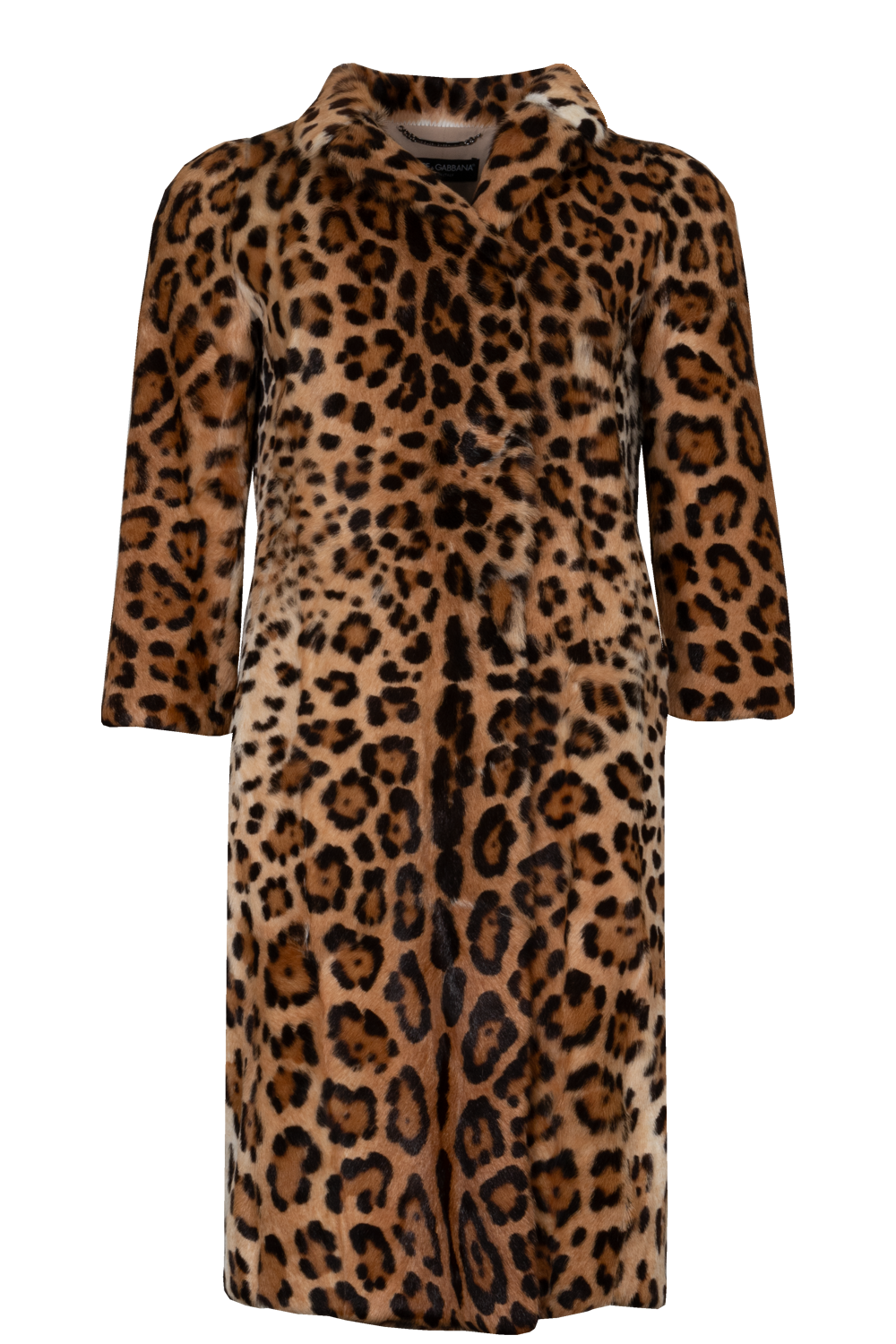 DOLCE&GABBANA Goat Coat Cheetah