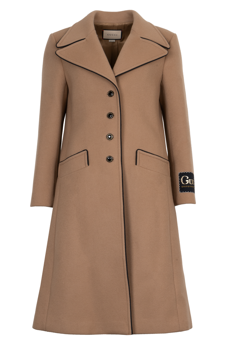 GUCCI Coat Wool Beige