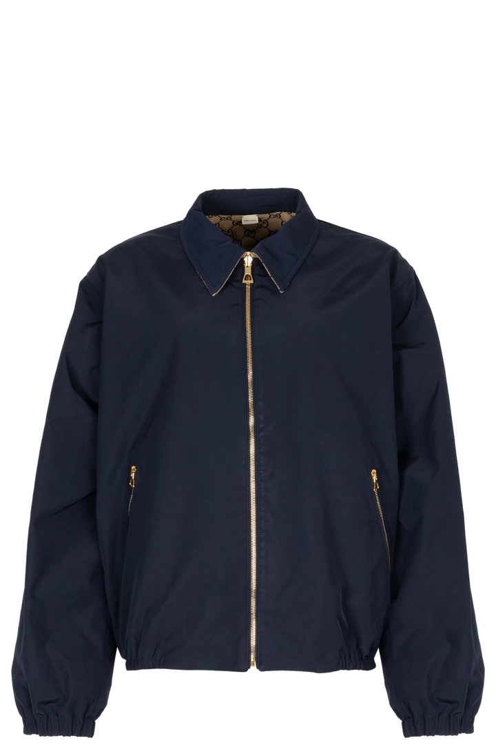 GUCCI Reversible GG Supreme Jacket Navy