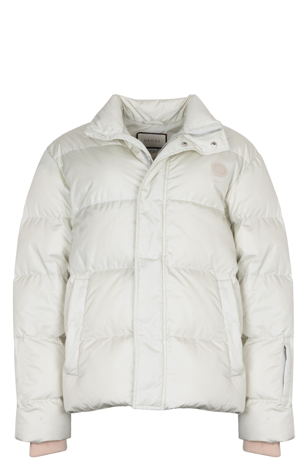 GUCCI Think/Thank Puffer Jacket Off-White