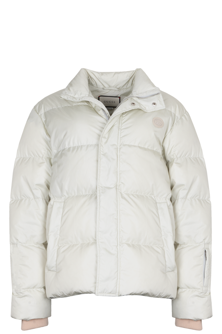 GUCCI Think/Thank Puffer Jacket Off-White