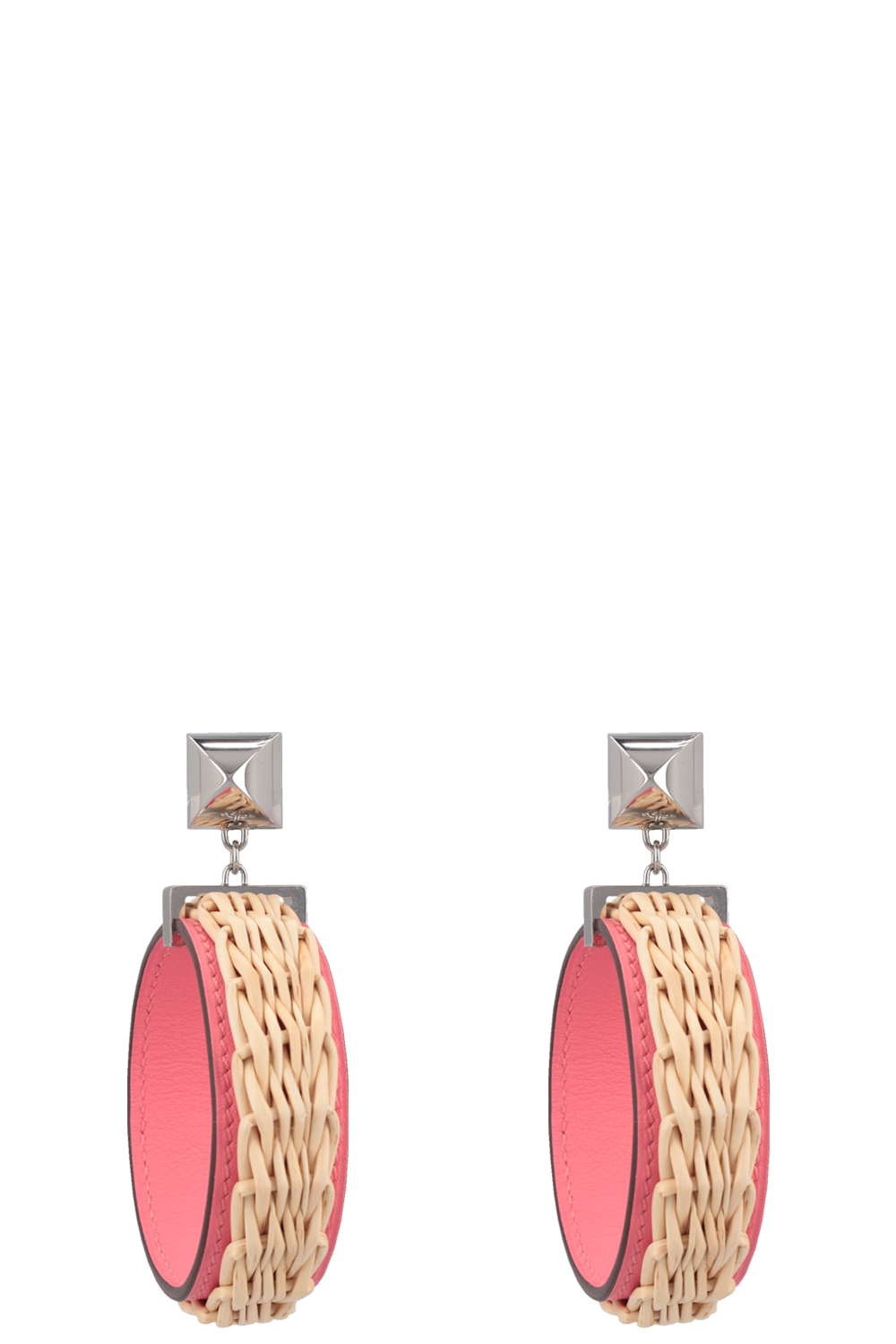 HERMÈS Boucles Medor Picnic Earrings Swift