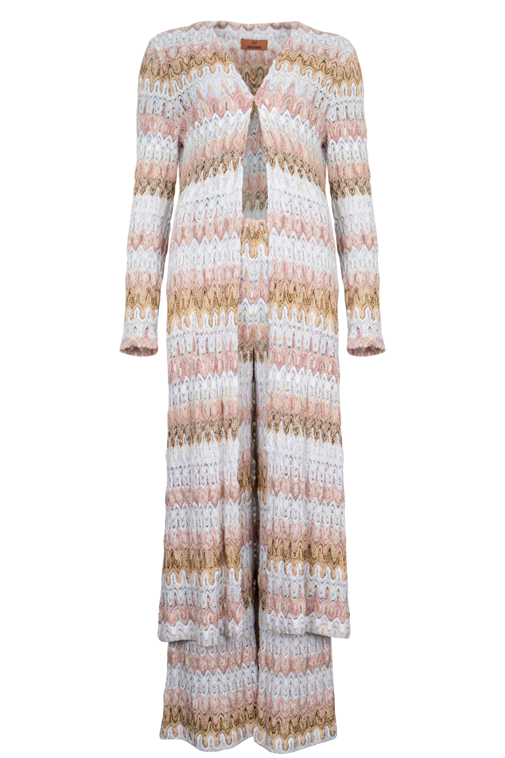 MISSONI Two Piece Zig Zag White Pink