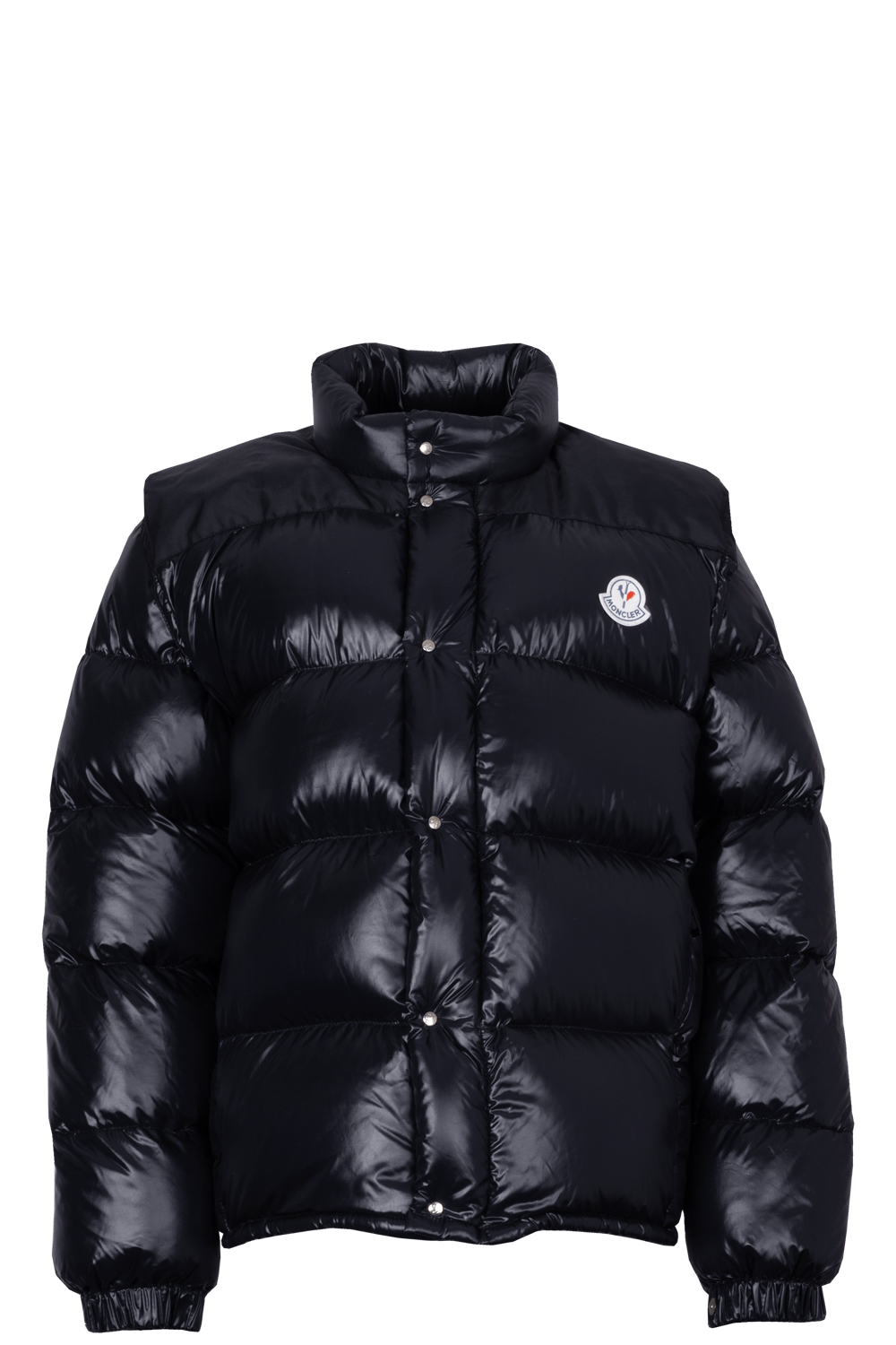 MONCLER Grenoble Puffer Convertable Jacket Blue